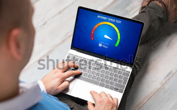 Laptop fast internet